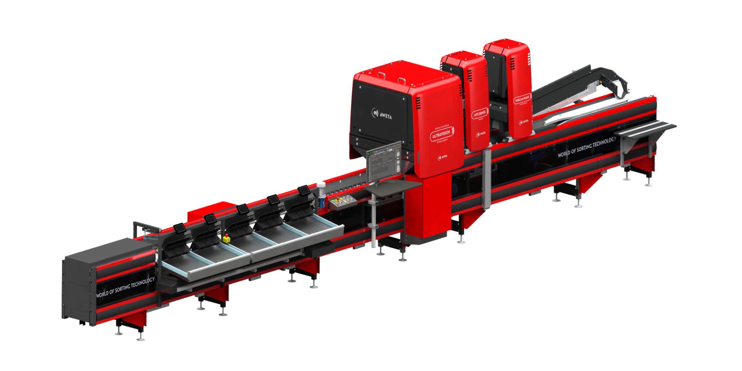 Aweta tomato sorting machine